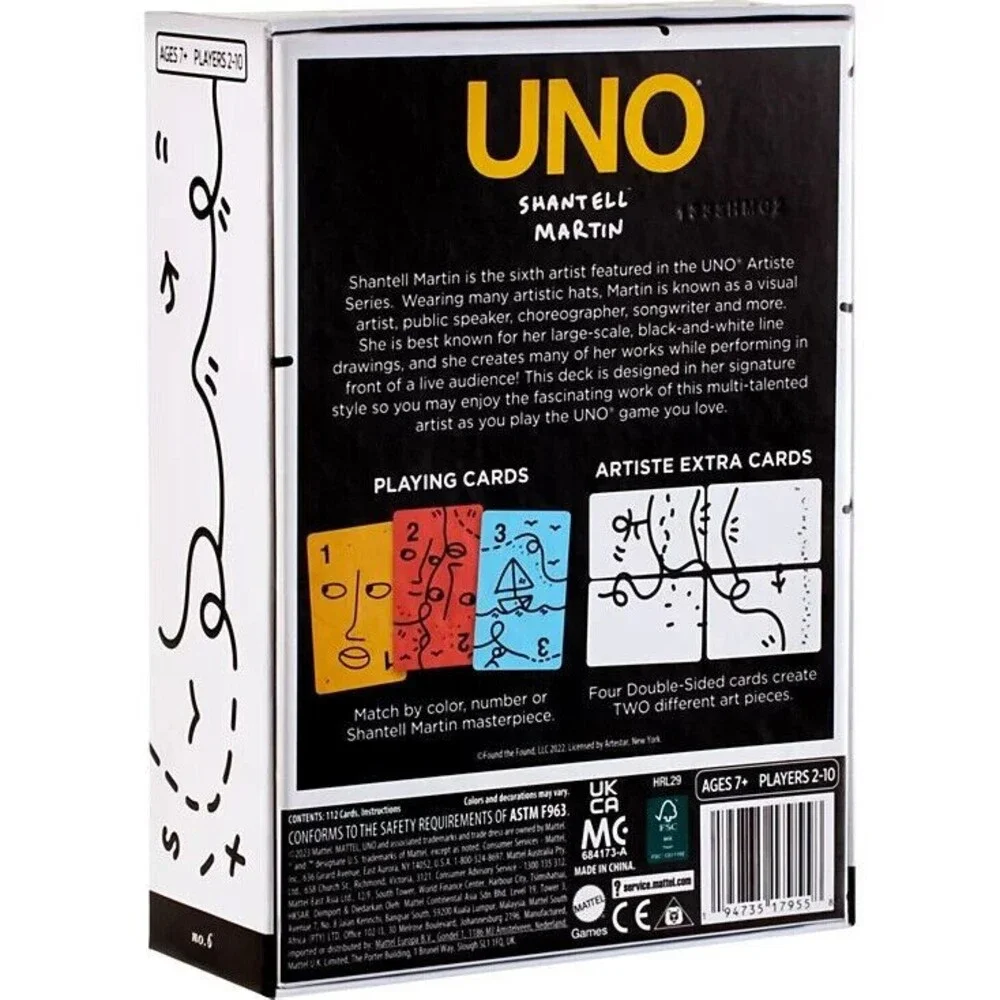 Mattel uno card